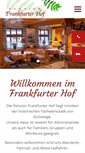 Mobile Screenshot of frankfurterhof-eschwege.de